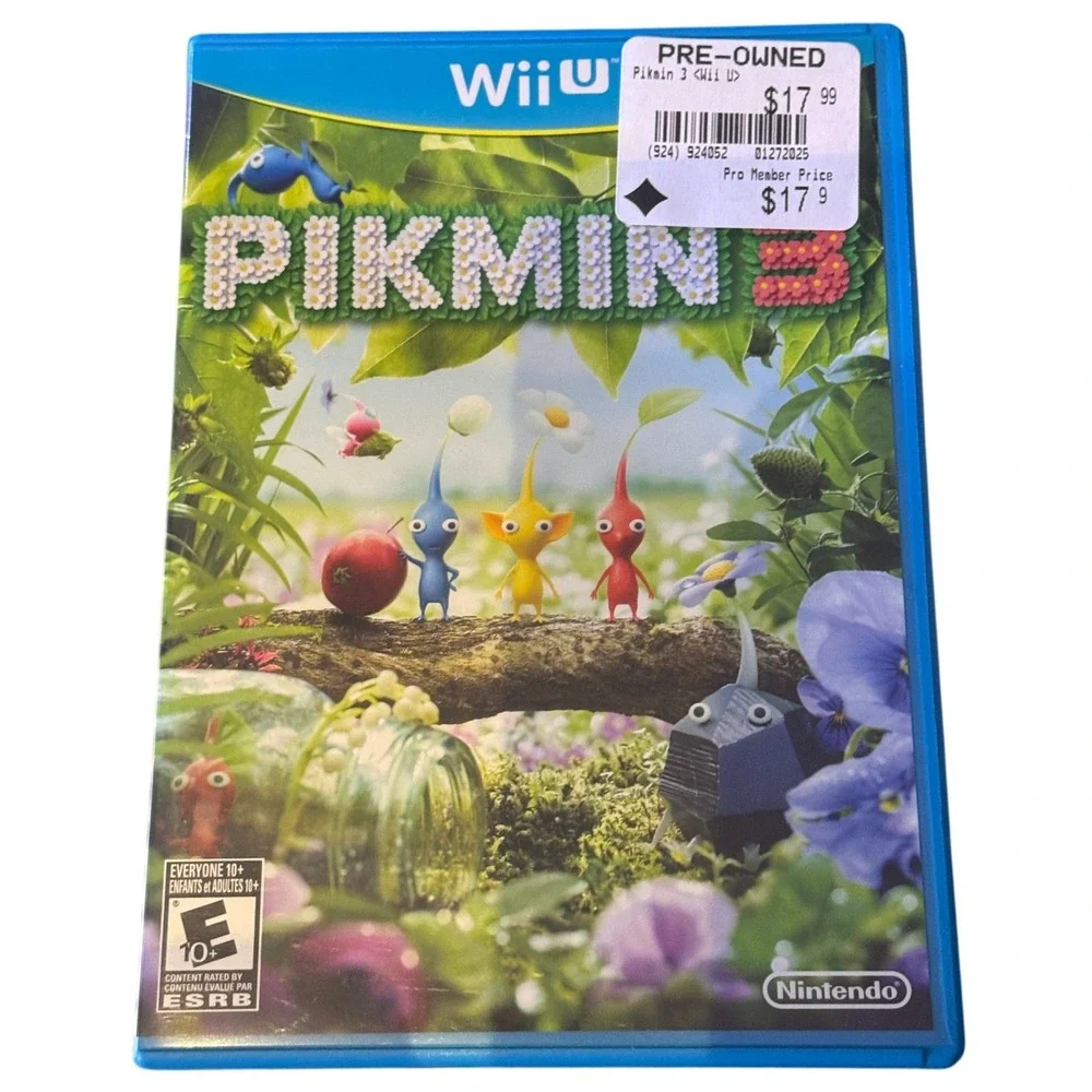 Pikmin 3 Nintendo Wii U Video Game 2013 Strategy Adventure WUP-P-AC3E